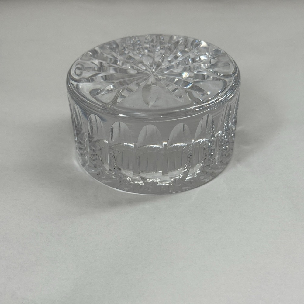 Vintage‎ Wedgwood Crystal Paperweight Signed